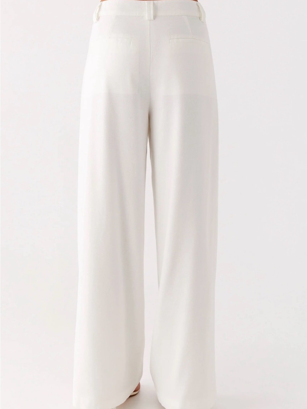 Peppermayo White Halter Wide-Leg Jumpsuit - Picture 2 of 3
